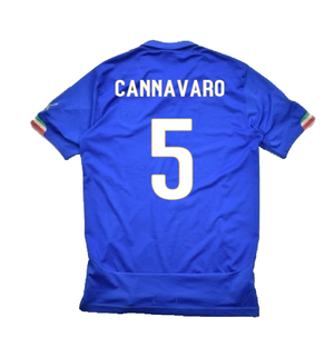 Italy 2014-16 Home Shirt (M) (Very Good) (Cannavaro 5)_1