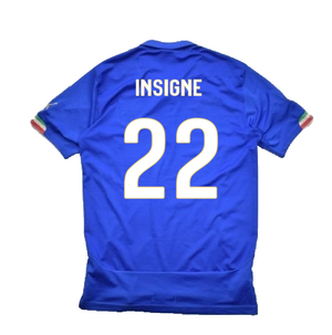 Italy 2014-16 Home Shirt (M) (Good) (Insigne 22)_1