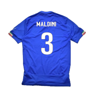 Italy 2014-16 Home Shirt (M) (Good) (Maldini 3)_1