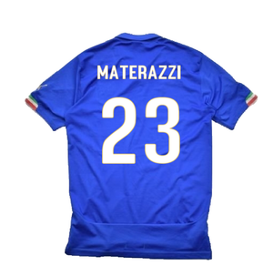 Italy 2014-16 Home Shirt (XL) (Excellent) (Materazzi 23)_1