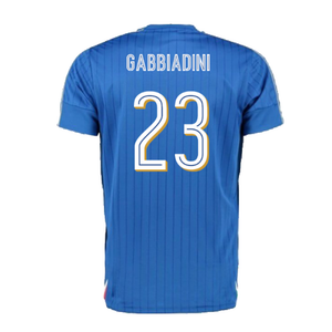 Italy 2016-17 Home Shirt (S) (Excellent) (Gabbiadini 23)_1