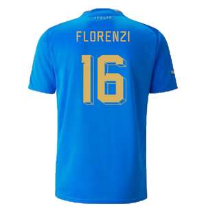 Italy 2022-23 Home Shirt (2XL) (Very Good) (FLORENZI 16)_1