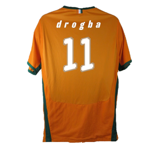 Ivory Coast 2008-10 Home Shirt (M) (Excellent) (DROGBA 11)_1