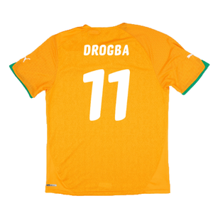 Ivory Coast 2010-11 Home Shirt (Very Good) (DROGBA 11)_1