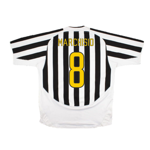 Juventus 2003/2004 Home Shirt (Excellent) (Marchisio 8)_1