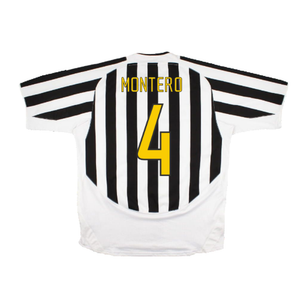 Juventus 2003/2004 Home Shirt (Excellent) (Montero 4)_1