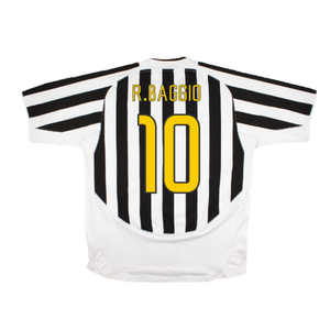 Juventus 2003/2004 Home Shirt (Excellent) (R.Baggio 10)_1