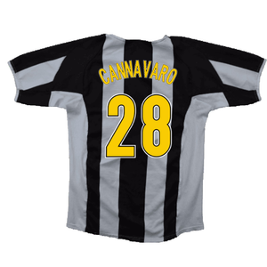 Juventus 2004-05 Home Shirt (XL) (Good) (Cannavaro 28)_1