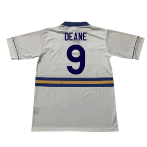 Leeds United 1993-95 Home Shirt (L) (Excellent) (Deane 9)_1