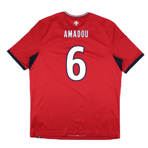 Lille 2017-18 Home Shirt (Sponsorless) (M) (Excellent) (Amadou 6)_1