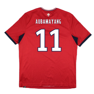 Lille 2017-18 Home Shirt (Sponsorless) (M) (Excellent) (Aubamayang 11)_1