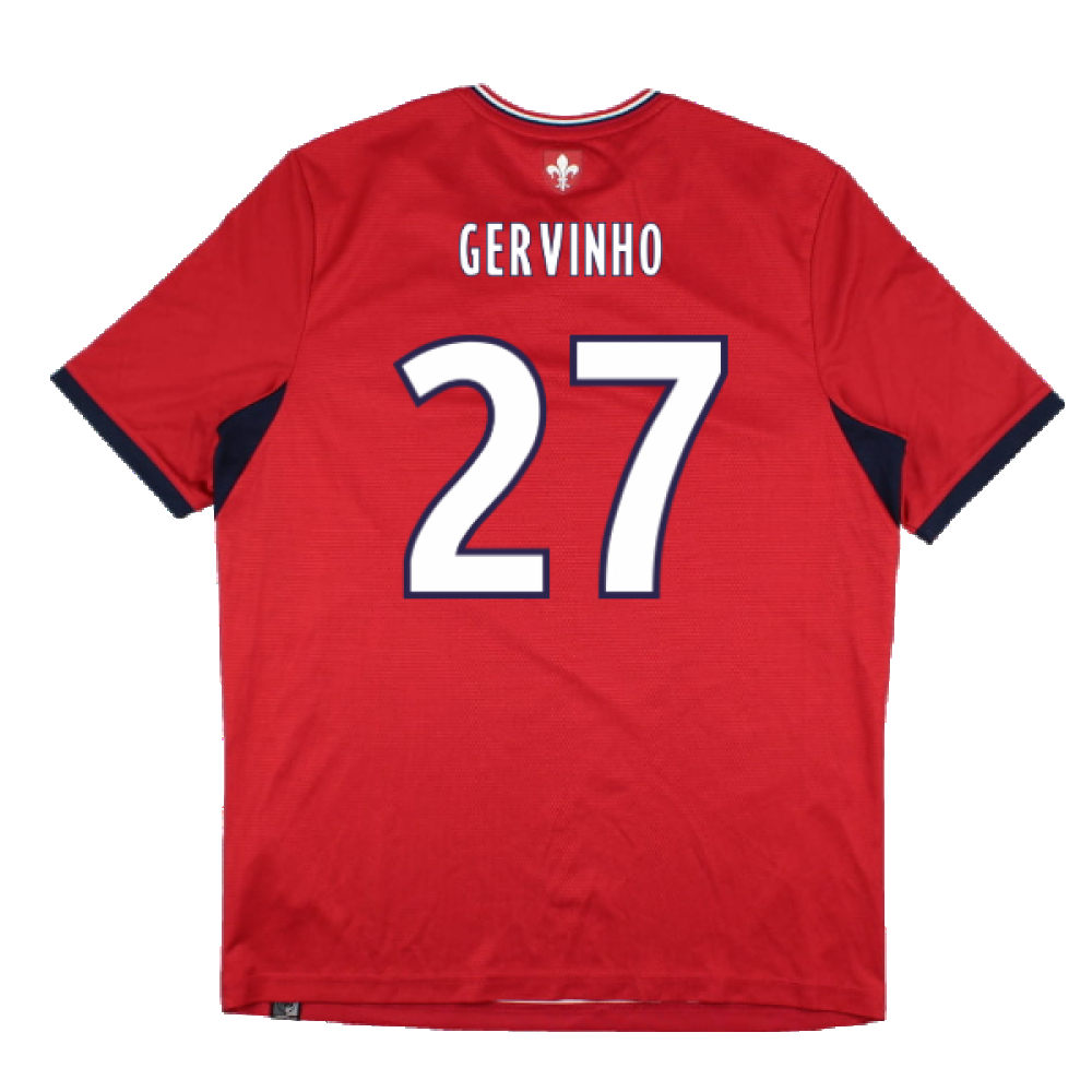 Lille 2017-18 Home Shirt (Sponsorless) (M) (Excellent) (Gervinho 27)_1