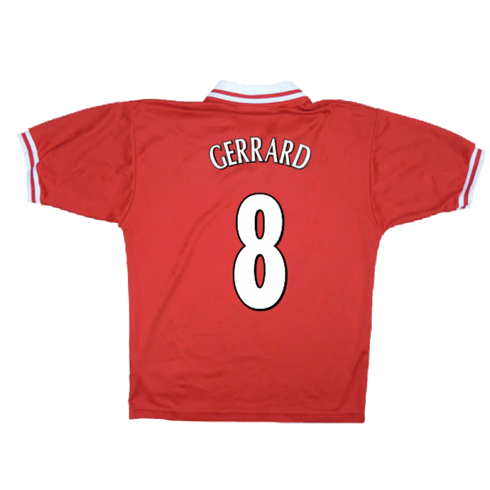 Liverpool 1996-98 Home Shirt (Excellent) (GERRARD 8)_1