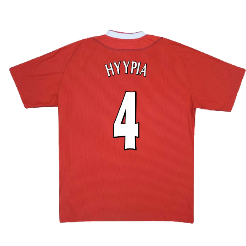 Liverpool 2002-04 Home Shirt Hyppia #4 L