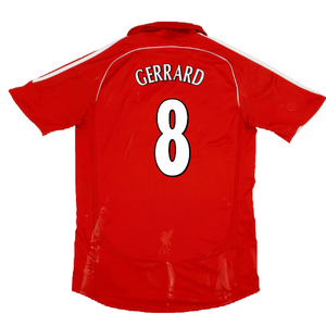 Liverpool 2006-08 Home Shirt (L) (Excellent) (GERRARD 8)_1