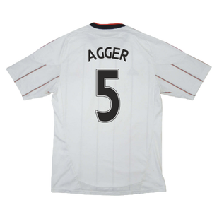 Liverpool 2010-11 Away Shirt (S) (Agger 5) (Good)_1