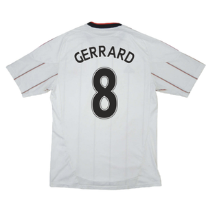 Liverpool 2010-11 Away Shirt (S) (GERRARD 8) (Good)_1