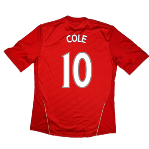 Liverpool 2010-12 Home Shirt (L) (Very Good) (Cole 10)_1