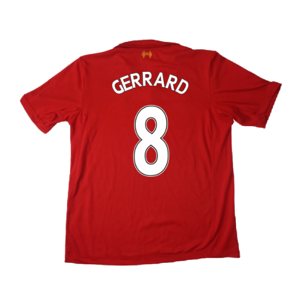 Liverpool 2012-13 Home Shirt (Medium) (Excellent) (Gerrard 8)_1