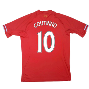 Liverpool 2013-14 Home Shirt (XL) (Good) (COUTINHO 10)_1