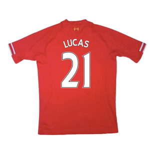 Liverpool 2013-14 Home Shirt (XL) (Very Good) (LUCAS 21)_1