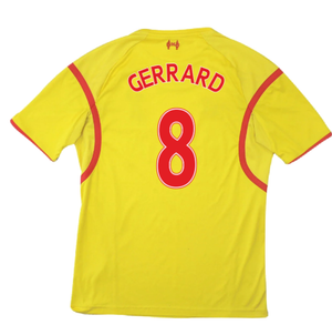 Liverpool 2014-15 Away Shirt (L) (Very Good) (GERRARD 8)_1