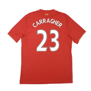 Liverpool 2015-16 Home Shirt (Very Good) (Carragher 23)_1