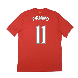 Liverpool 2015-16 Home Shirt (Very Good) (Firmino 11)_1