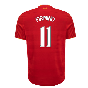 Liverpool 2016-17 Home Shirt (L) (Excellent) (Firmino 11)_1