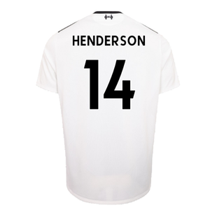 Liverpool 2017-18 Away Shirt (XXL) (Very Good) (Henderson 14)_1