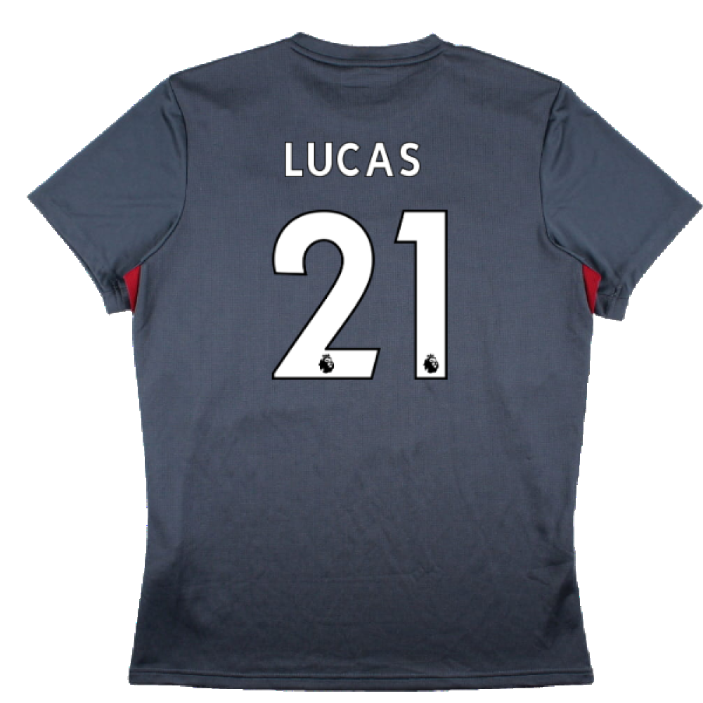 Liverpool 2017-18 New Balance Training Shirt (L) (Lucas 21) (Excellent)_1