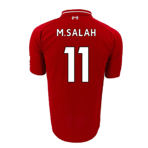 Liverpool 2018-19 Home Shirt (S) (Excellent) (M.Salah 11)_1