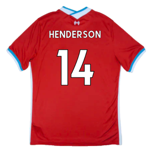 Liverpool 2020-21 Home Shirt (S) (Very Good) (HENDERSON 14)_1