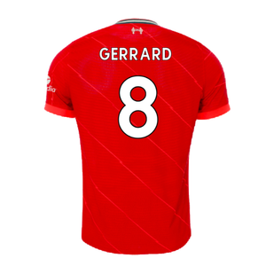 Liverpool 2021-2022 Vapor Home Shirt (Excellent) (GERRARD 8)_1