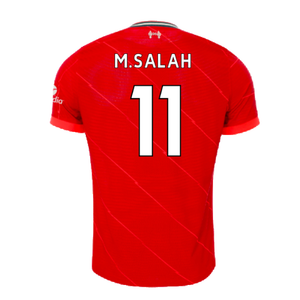 Liverpool 2021-2022 Vapor Home Shirt (Excellent) (M.SALAH 11)_1