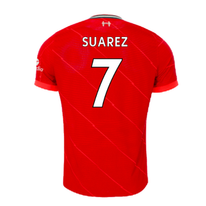 Liverpool 2021-2022 Vapor Home Shirt (Excellent) (SUAREZ 7)_1