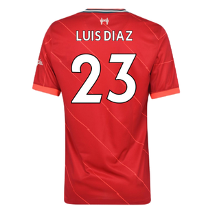 Liverpool 2021-22 Home Shirt (L) (Very Good) (LUIS DIAZ 23)_1