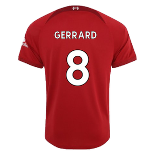 Liverpool 2022-23 Home Shirt (S) (Excellent) (GERRARD 8)_1