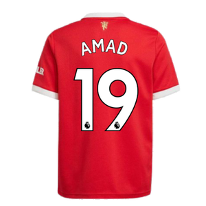 Man Utd 2021-2022 Home Shirt (Kids) (AMAD 19)_2