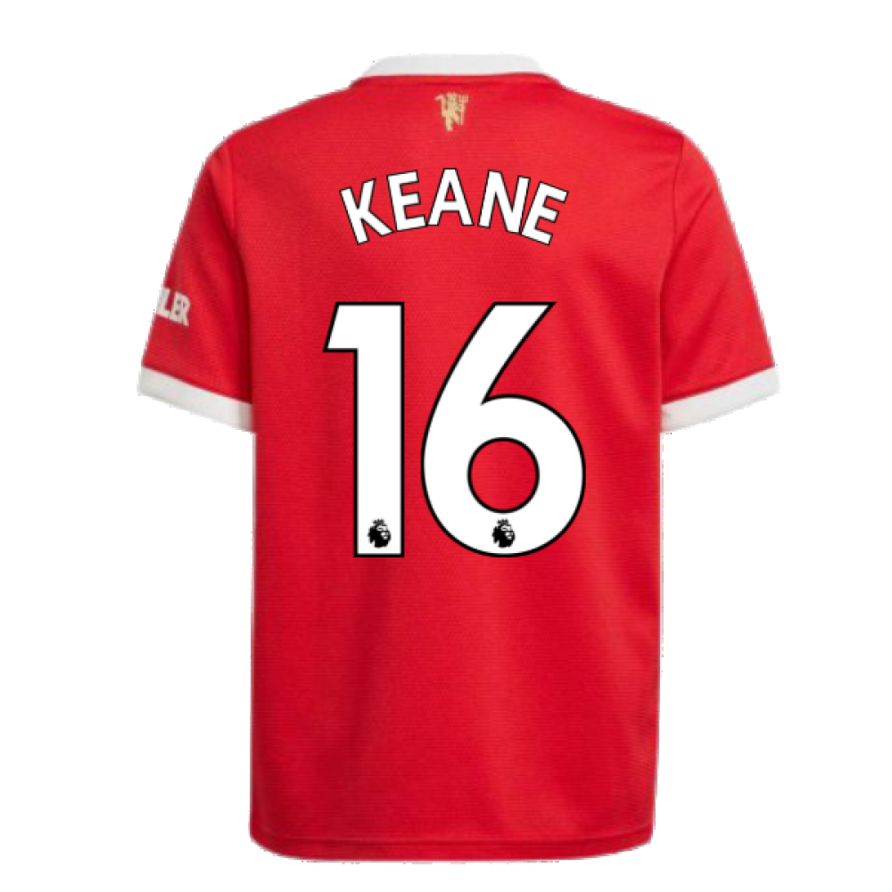 Man Utd 2021-2022 Home Shirt (Kids) (KEANE 16)_2