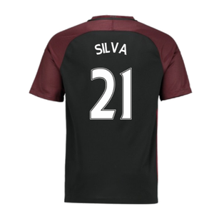 Manchester City 2016-17 Away Shirt (XLB) (Mint) (Silva 21)_1