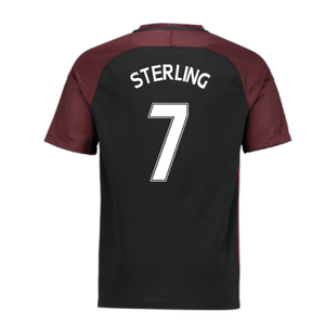 Manchester City 2016-17 Away Shirt (XXL) (Excellent) (Sterling 7)_1