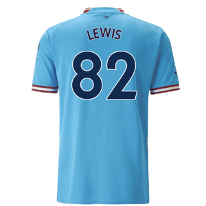 Manchester City 2022-23 Home Shirt (M) (Excellent) (Lewis 82)_1