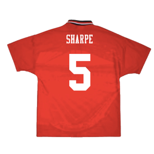 Manchester United 1994-96 Home Shirt (Excellent) (Sharpe 5)_1