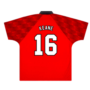 Manchester United 1996-98 Home Shirt (Y) (Excellent) (Keane 16)_1