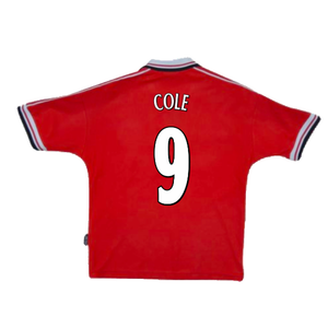 Manchester United 1998-00 Home Shirt (Y) (Excellent) (Cole 9)_1