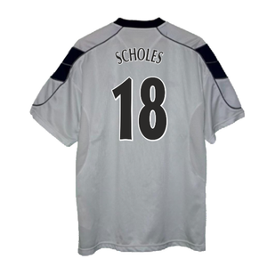 Manchester United 2000-01 Away Shirt (XXL) (Very Good) (Scholes 18)_1