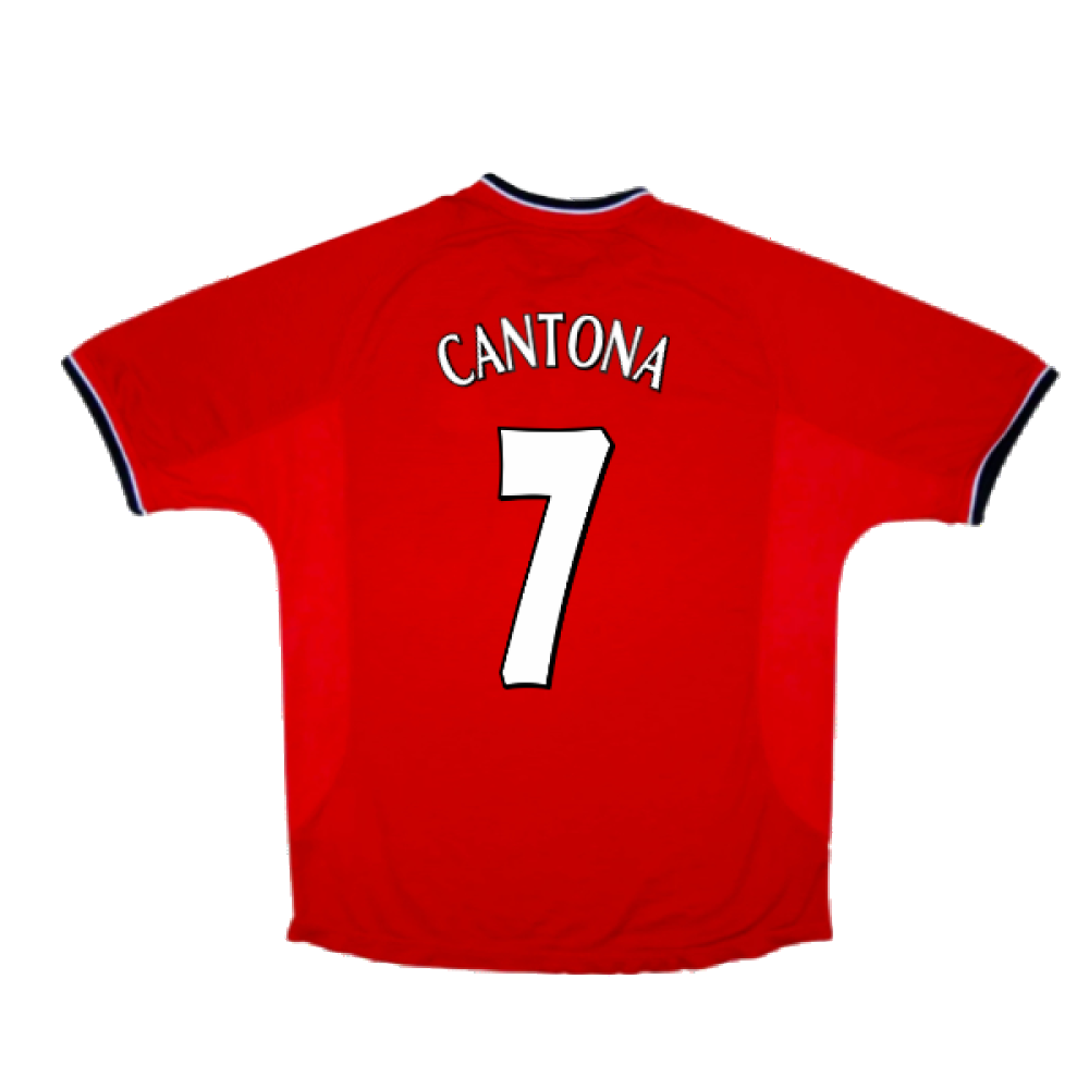 Manchester United 2000-02 Home Shirt (XL) (Good) (Cantona 7)_1
