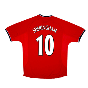 Manchester United 2000-02 Home Shirt (Youths XL) (Excellent) (Sheringham 10)_1