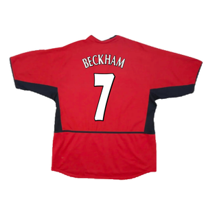 Manchester United 2002-04 Home Shirt (XXL) (Fair) (Beckham 7)_1